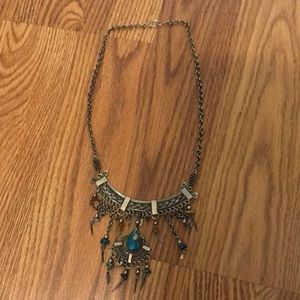 Vintage funky turquoise necklace